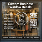 Custom Business Window Decals