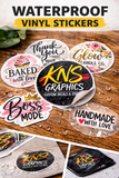 Custom Waterproof Logo Stickers
