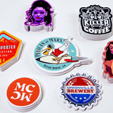 Custom Waterproof Logo Stickers