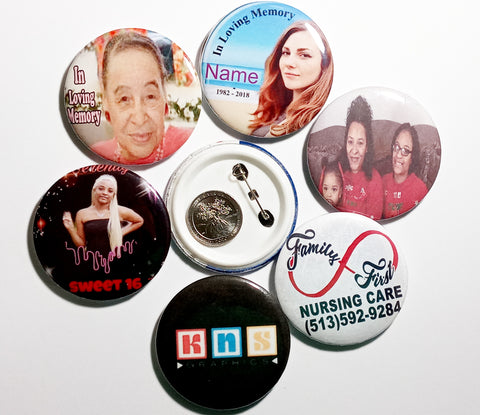 Custom/ Personalized buttons