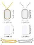 Dog tag necklace